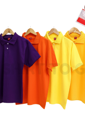 YALEX Unisex Cotton Polo Shirt