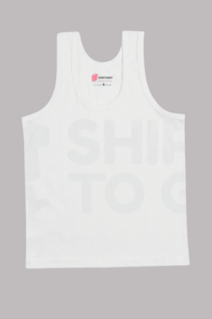 KENTUCKY Kids' White Sando – Pack of 3 or 6