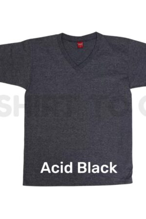 YALEX Unisex V-Neck Plain T-Shirt