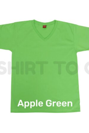 YALEX Unisex V-Neck Plain T-Shirt