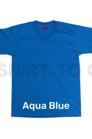 YALEX Unisex V-Neck Plain T-Shirt