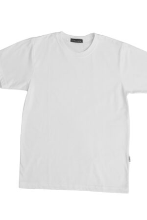BLUE CORNER Unisex White Round Neck T-Shirt
