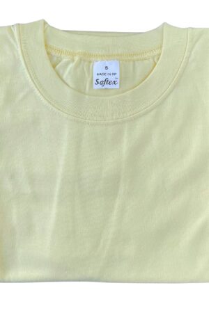 SOFTEX Unisex Plain Round Neck T-Shirt