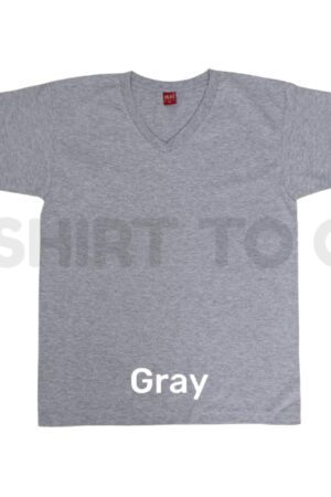 YALEX Unisex V-Neck Plain T-Shirt