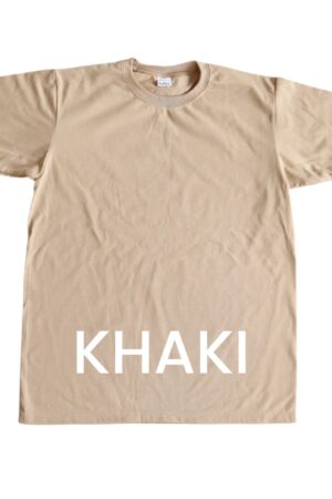 SOFTEX Unisex Plain Round Neck T-Shirt