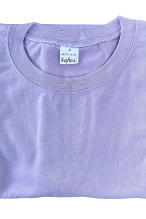 SOFTEX Unisex Plain Round Neck T-Shirt