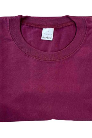 SOFTEX Unisex Plain Round Neck T-Shirt