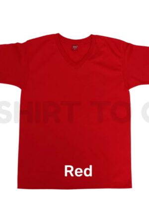 YALEX Unisex V-Neck Plain T-Shirt