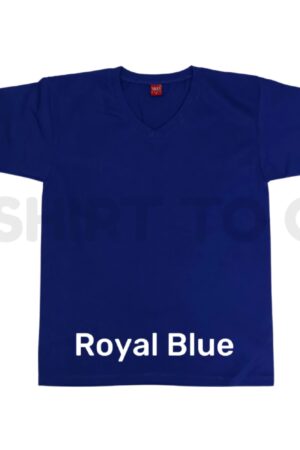 YALEX Unisex V-Neck Plain T-Shirt